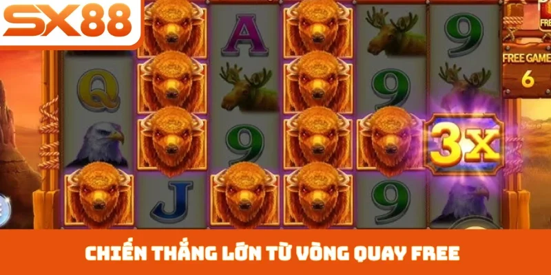Chiến thắng lớn từ vòng quay free
