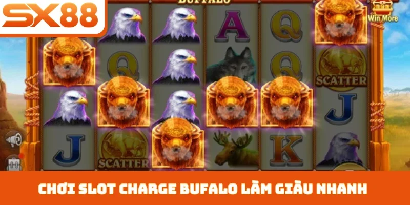 Chơi slot Charge Bufalo làm giàu nhanh