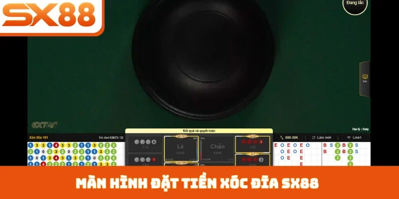 Màn hình đặt tiền xóc đĩa SX88