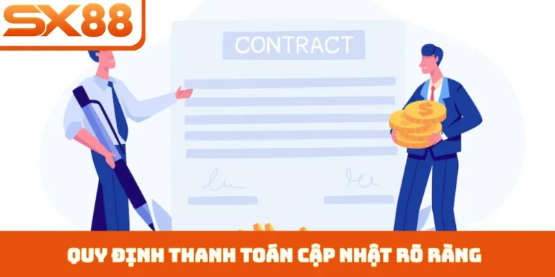 Quy định thanh toán cập nhật rõ ràng